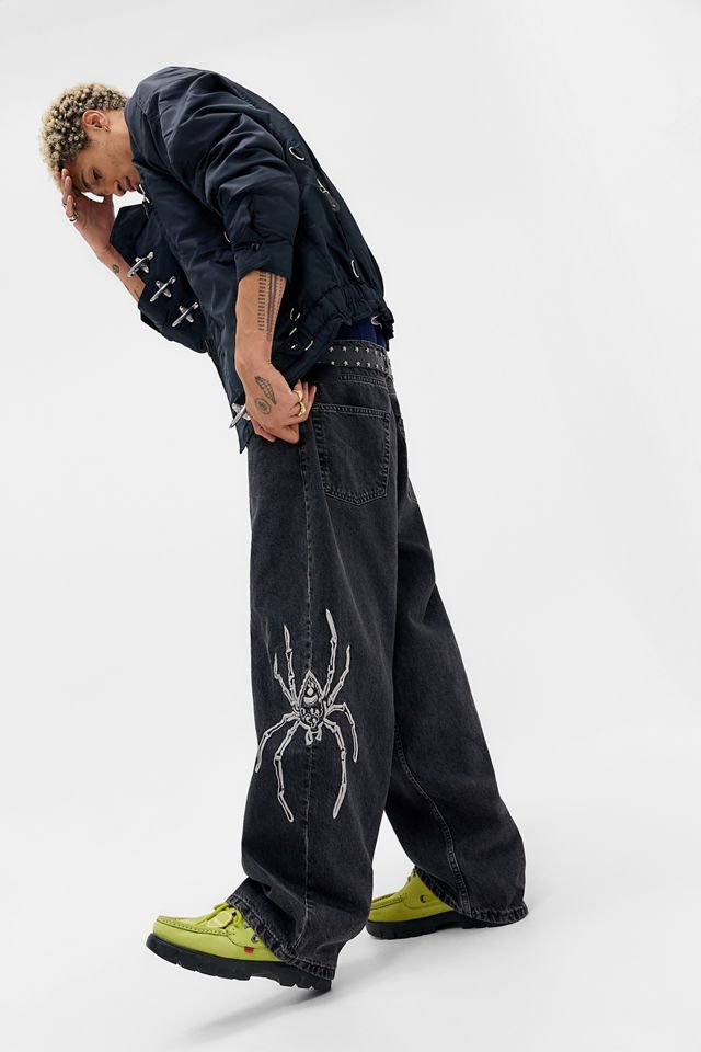 BDG Ausgewaschene Schwarze Jack Spider Jeans #4