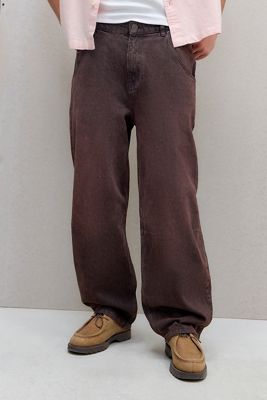 BDG Burgunderrote Cacoon Jeans