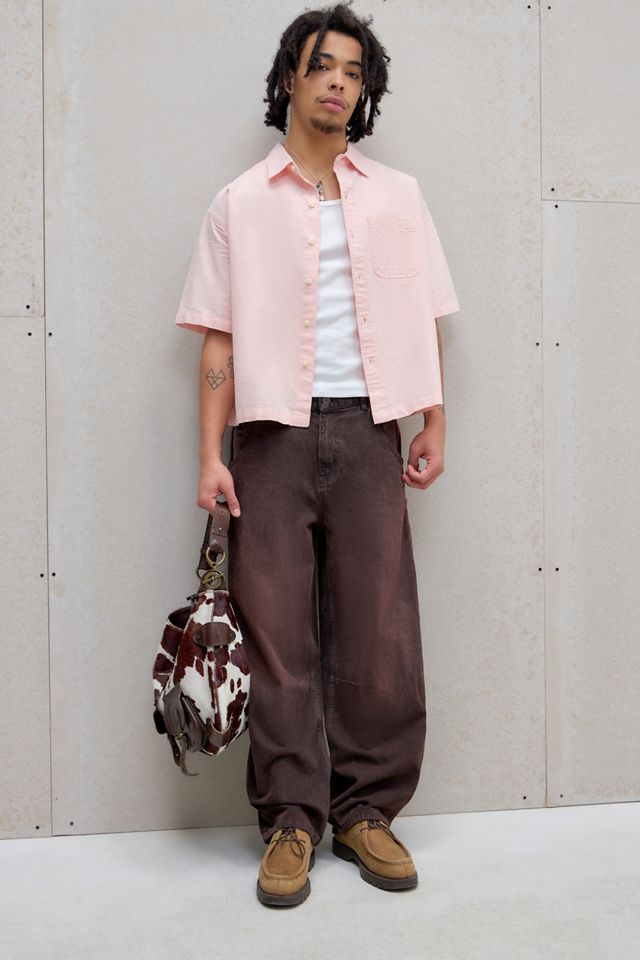 BDG Burgundy Cacoon Jeans #1