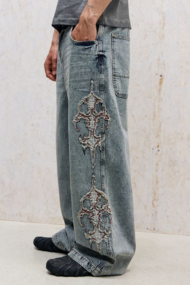 Jeans Skate BDG Bleach Bake Neo con Appliqué #2