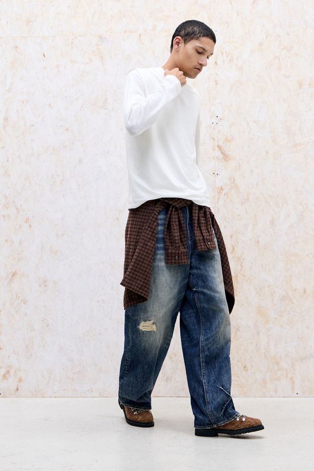 Jeans Jack de Materiales Mixtos BDG #1