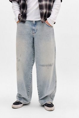BDG Light Wash Neo Skate Baggy Jeans