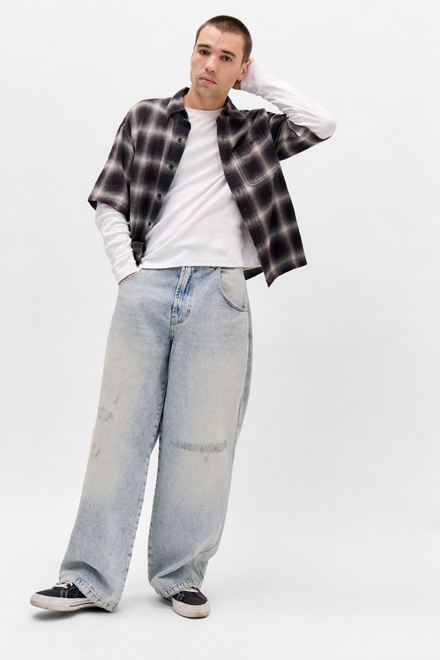 BDG Light Wash Neo Skate Baggy Jeans #1