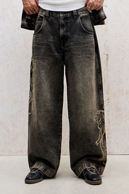 Jeans BDG Neo Panther con Ricamo