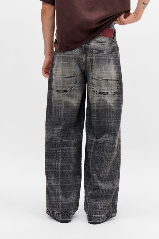 BDG Jeans Neo Skate a Quadri Nero Slavato #2