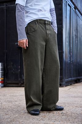 BDG Neo Stripe Textured Skate Jeans