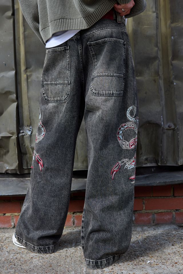 BDG Neo Skate Embroidered Scorpion Denim Jeans #3