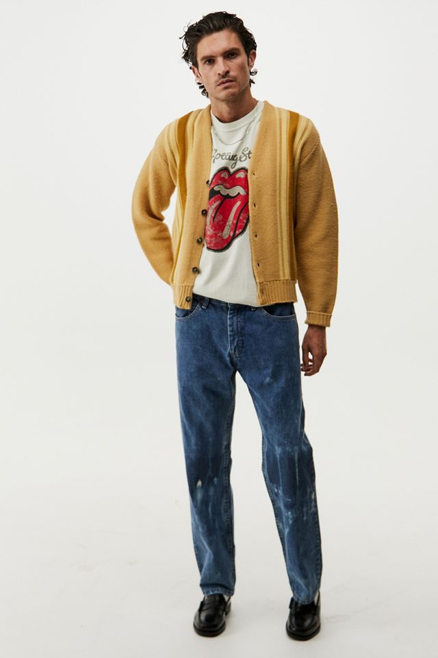 Beyond Retro UO Exclusive Bleached Jeans Urban Outfitters UK