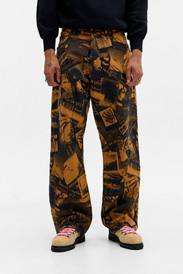 Redacted Jacquard Baggy Trousers 30 at Urban Outfitters - No Problemo - Modalova