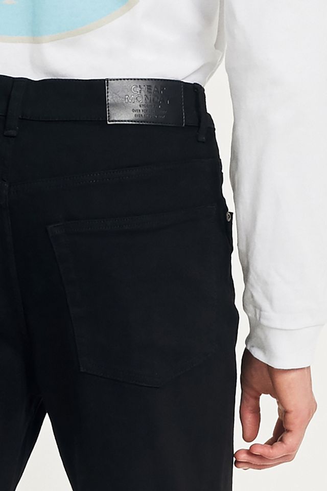 Cheap Monday In-Law Deep Black Skinny Jeans #4