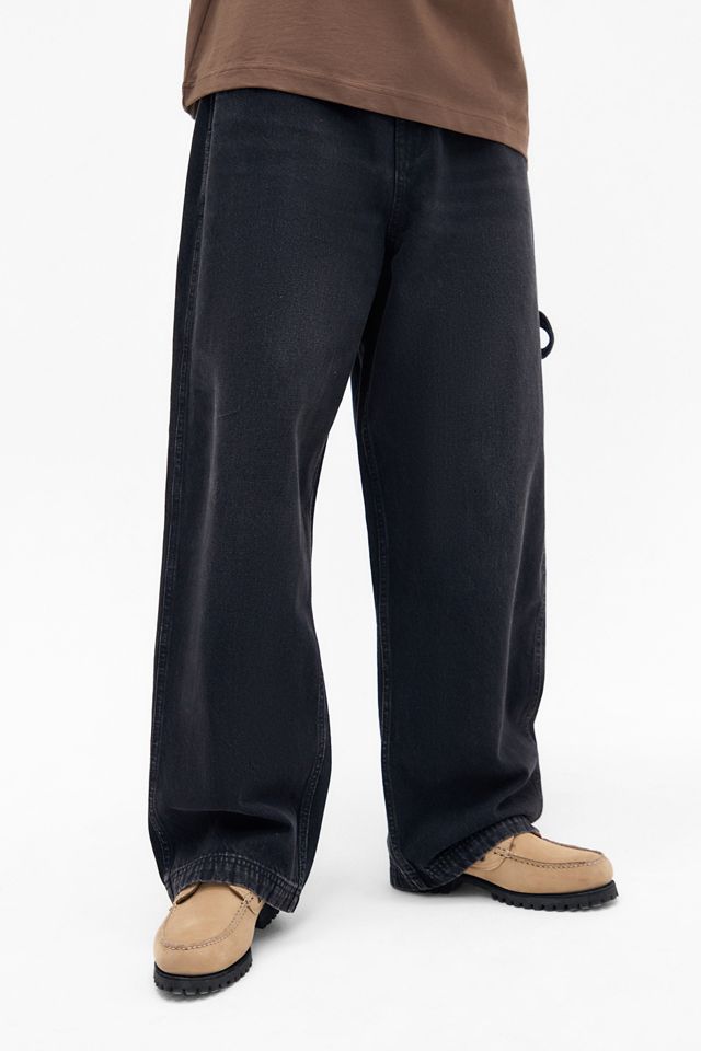 AVX Avirex Dept UO Exclusive Black Mitch Washed Jeans #1