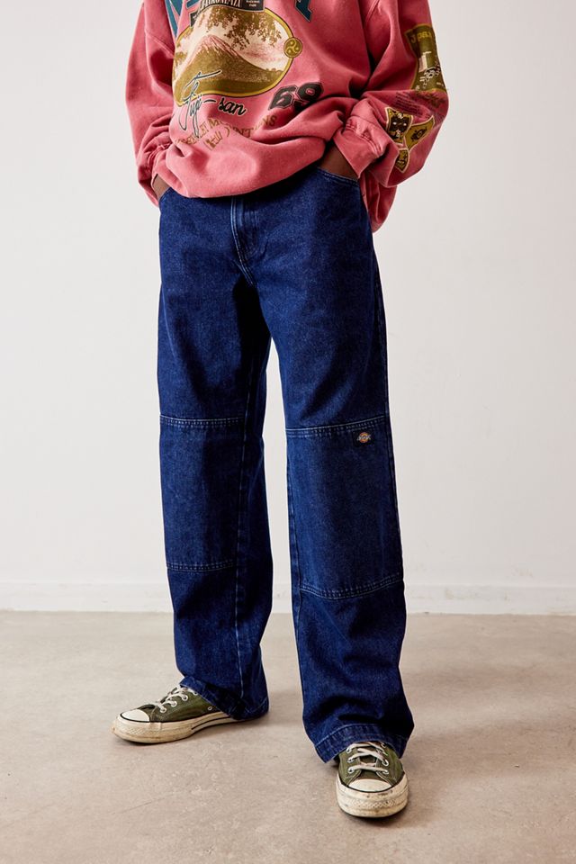 Dickies Mid-Wash Double Knee Denim Jeans | Urban Outfitters UK