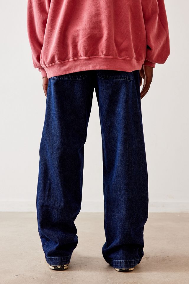 Dickies Mid-Wash Double Knee Denim Jeans #3