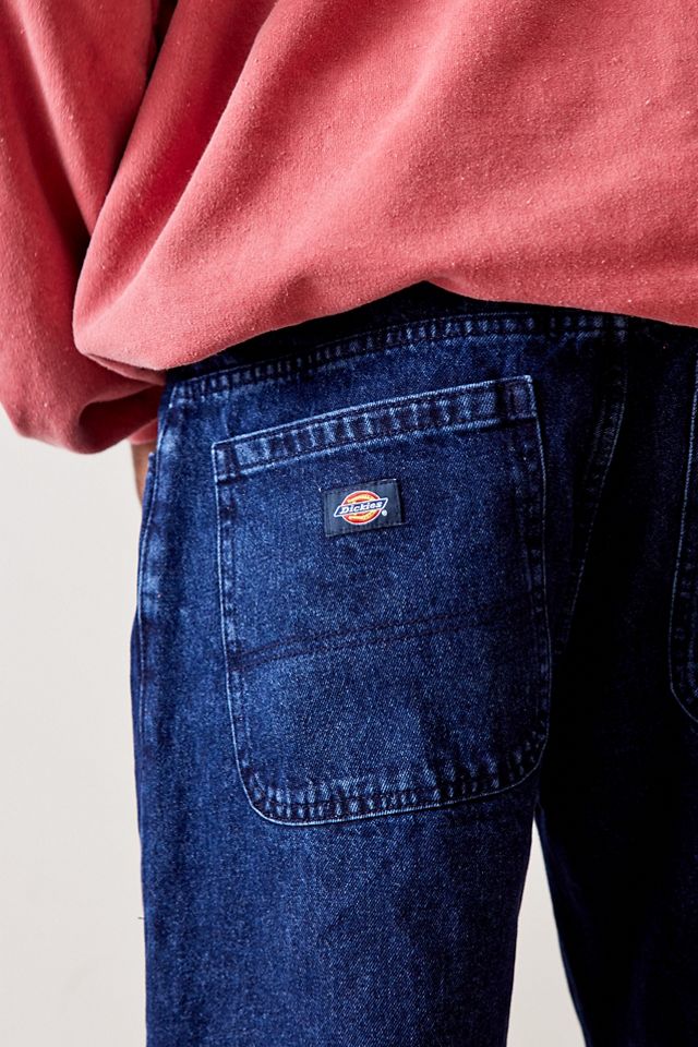 Dickies Mid-Wash Double Knee Denim Jeans #4