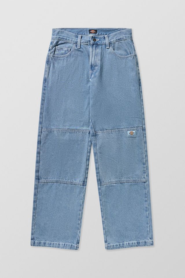 Dickies Light Wash Double Knee Jeans #4