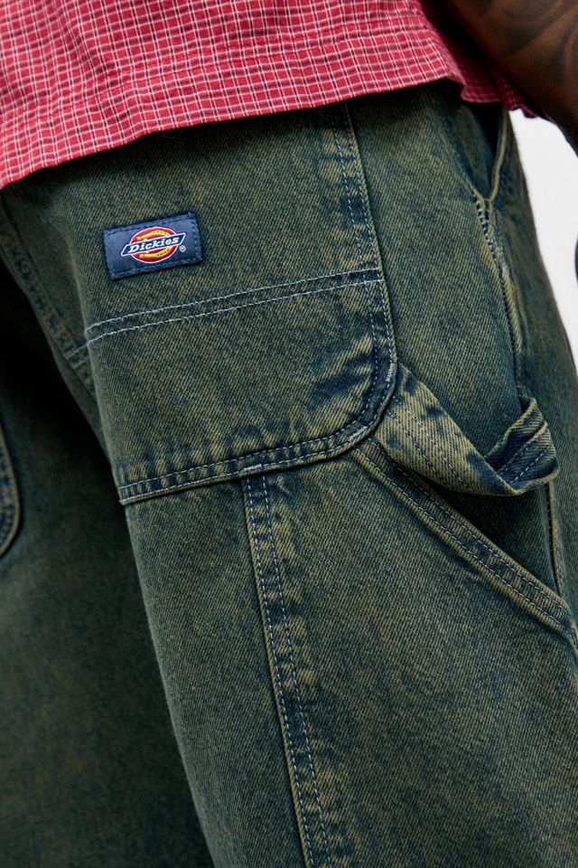 Dickies Green Tone Faded Loose Jeans #1