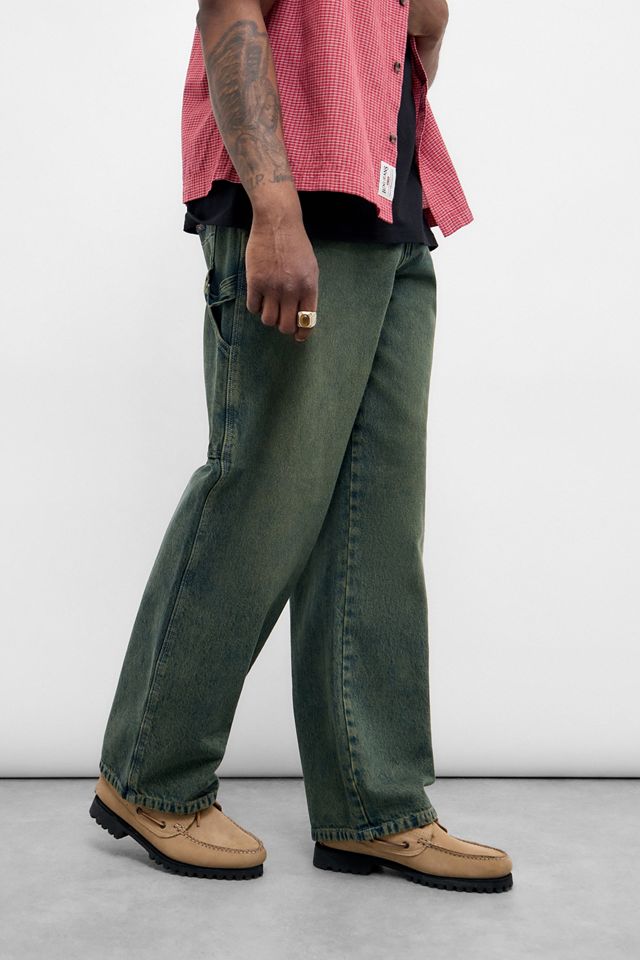 Dickies Green Tone Faded Loose Jeans #2