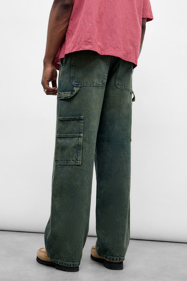 Dickies Green Tone Faded Loose Jeans #3