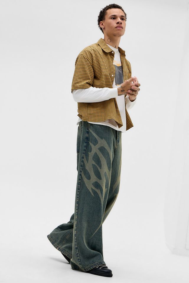 Basic Pleasure Mode Silas Troy Wide Leg Jeans