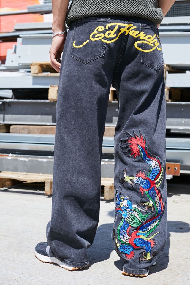 ed hardy baggy jeans