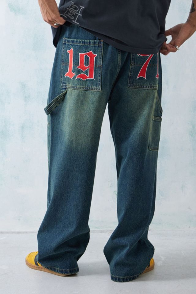 Ed Hardy UO Exclusive Green Tint Carpenter Jeans #1