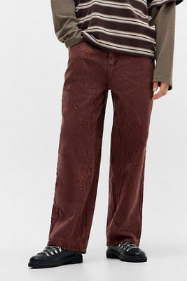 Ed Hardy UO Exclusive Red Embroidered Jeans Product Page
