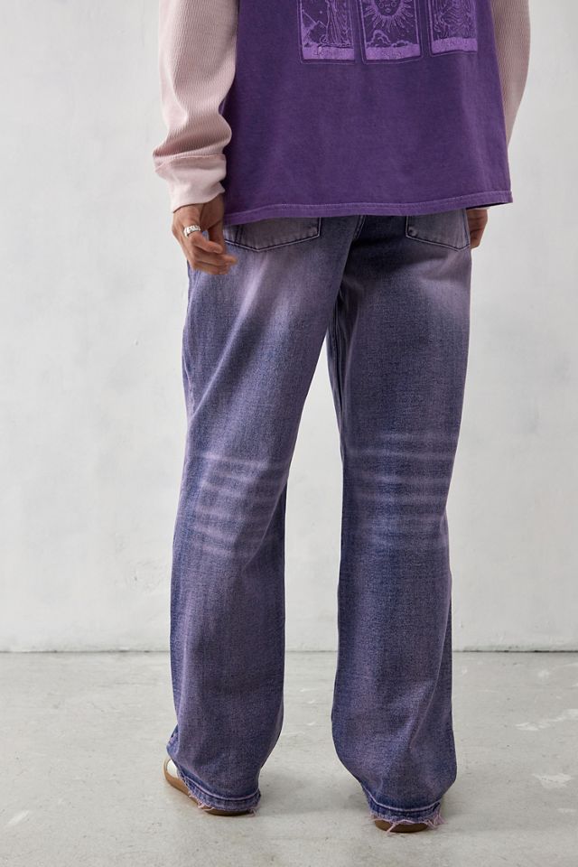 The Ragged Priest UO Exclusive Purple Tint Straight Jeans  #3
