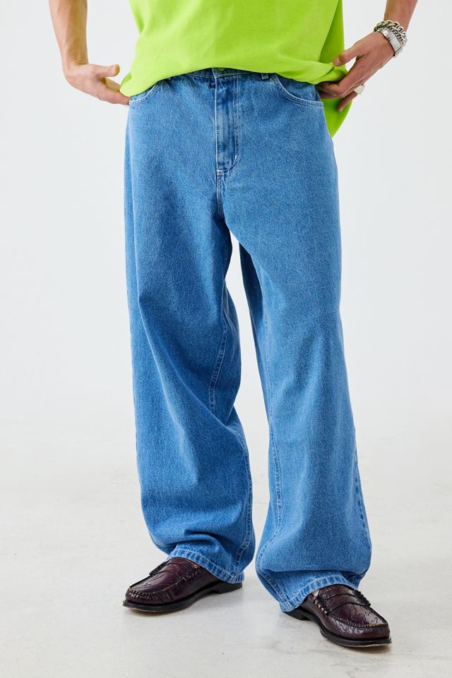 Skate Jean Rinsed White