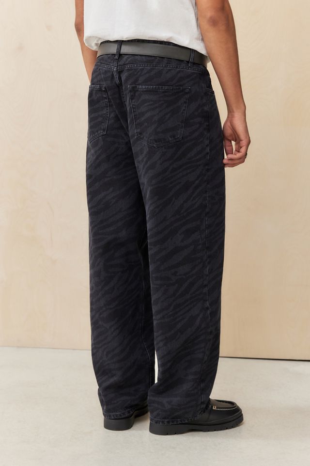 Jeans Láser con Estampado de Cebra BDG Jack #2