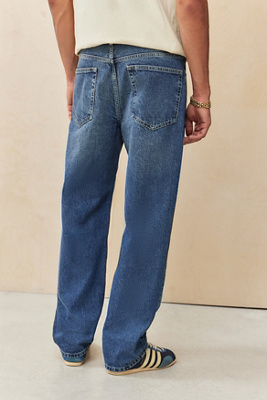 Cecil Jeans Donna 3716852, Modello Scarlett, Gamba Dritta, Vita Media, Lavaggio Blu Medio, 5 Tasche, Comfort Quotidiano, Taglia 38