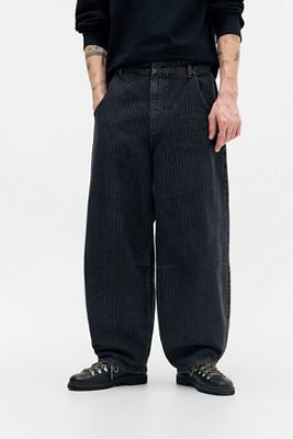 Jeans Cacoon de Rayas Negras BDG