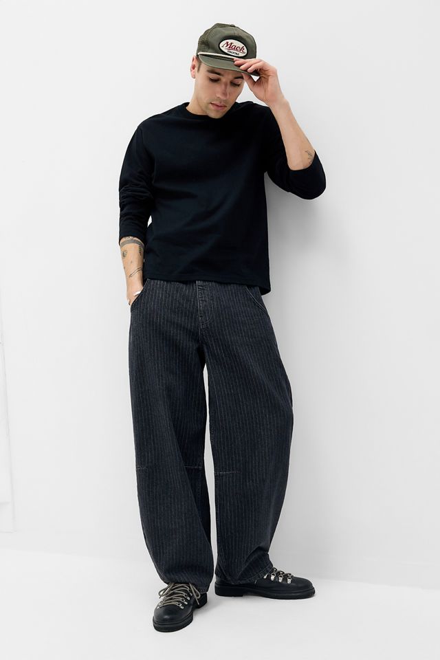 BDG Black Stripe Cacoon Jeans #1