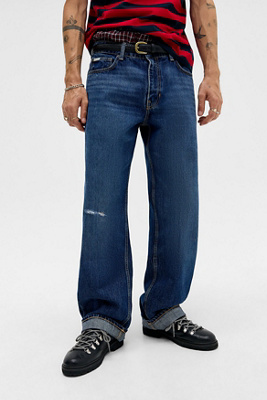Jeans délavés et déchirés Dark Wash en taille: 30 - GUESS - Modalova