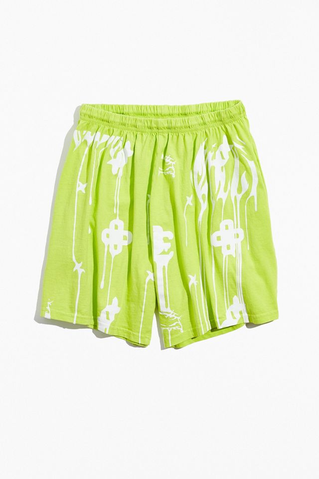 Billie Eilish UO Exclusive Allover Print Lime Shorts