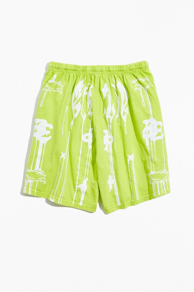 Billie Eilish UO Exclusive Allover Print Lime Shorts #2