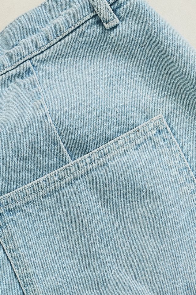 BDG Bleach Pleated Denim Shorts #5