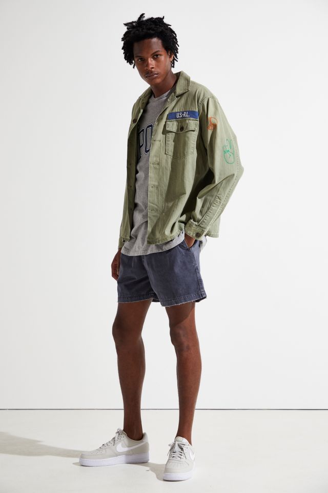 BDG Washed Out Black Volley Shorts | Urban Outfitters UK