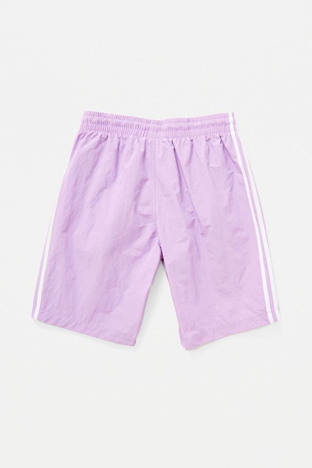 adidas - Short à 3 bandes en nylon rose #2