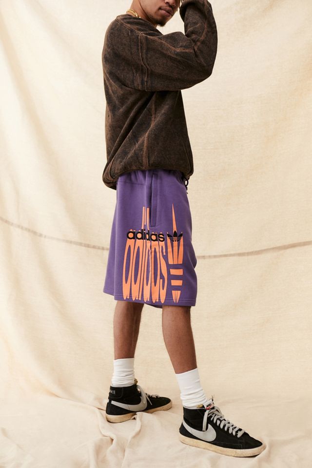 Pantaloncini adidas Originals Purple FS #1