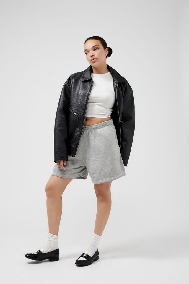 BDG Grey Bonfire Shorts  #6