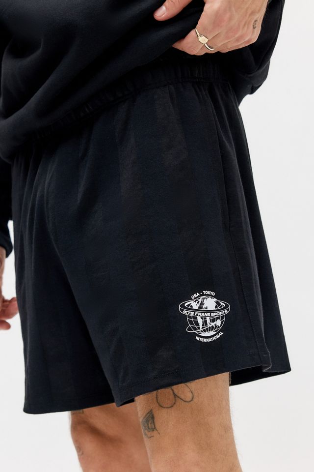 iets frans... Black Stripe Sports Shorts #1