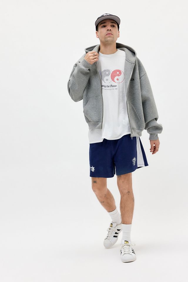 iets frans... Pantalones Cortos Deportivos de Panel Azul Marino #2