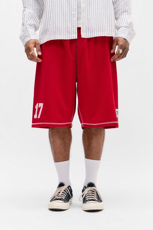 Pantaloncini da basket sportivi rossi iets frans... #2