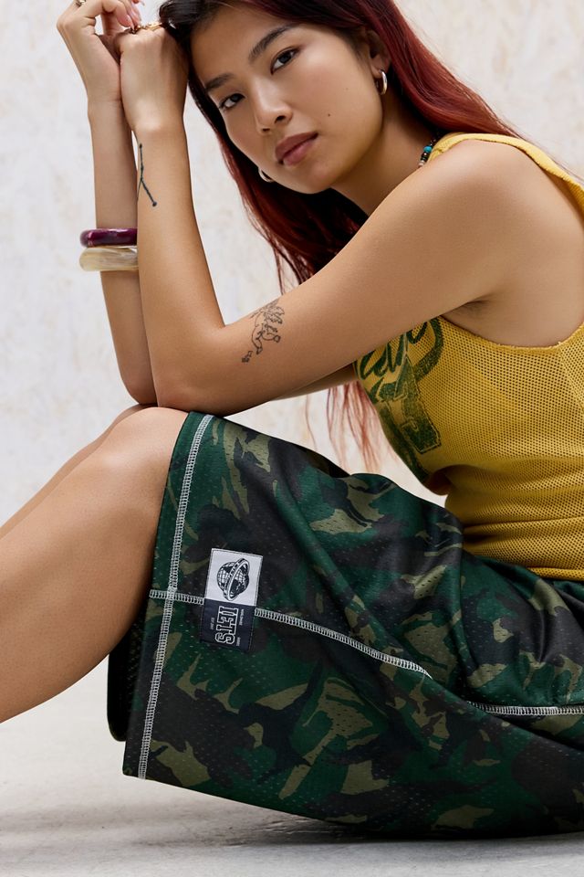 iets frans... Green Camo Airtex Sports Shorts #7
