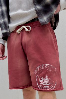 Pantaloncini in Jersey BDG Bordeaux Effetto Sbiancato dal Sole