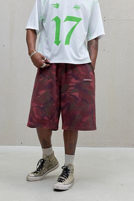iets frans... Rote Harri Camo Jogger-Shorts