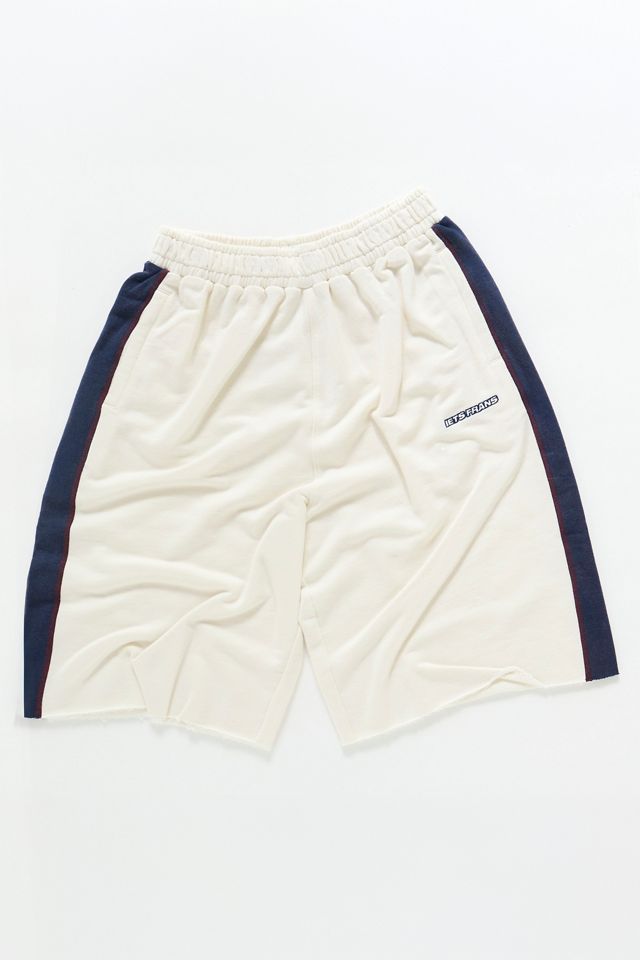 iets frans... Shorts Ecru Harri con Pannello e Orlo Grezzo #4