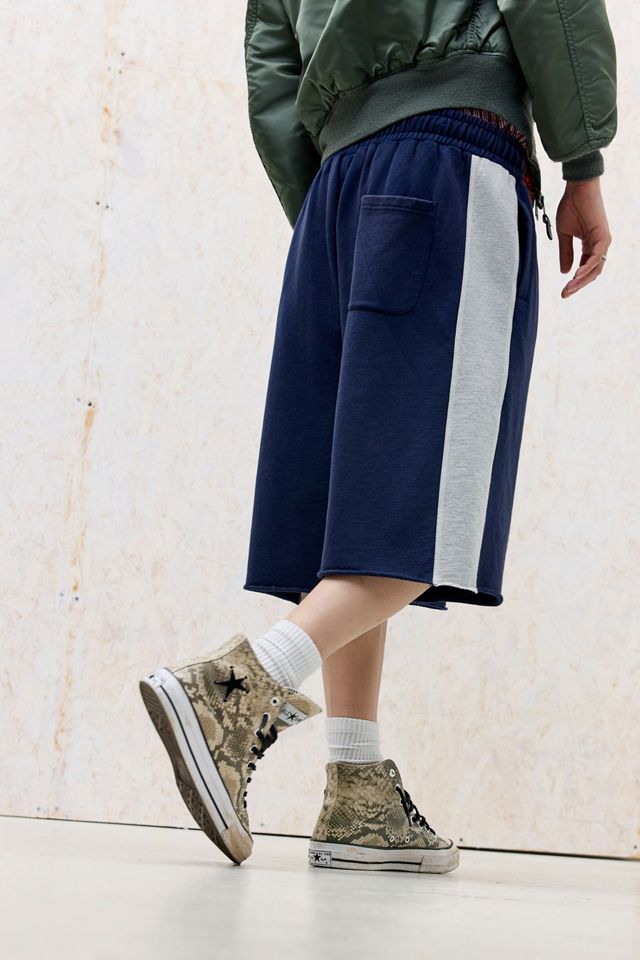 iets frans... Shorts Navy Harri Panel con Dobladillo Sin Rematar #3