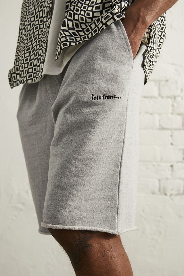 iets frans... Grey Jersey KneeLength Shorts Urban Outfitters UK