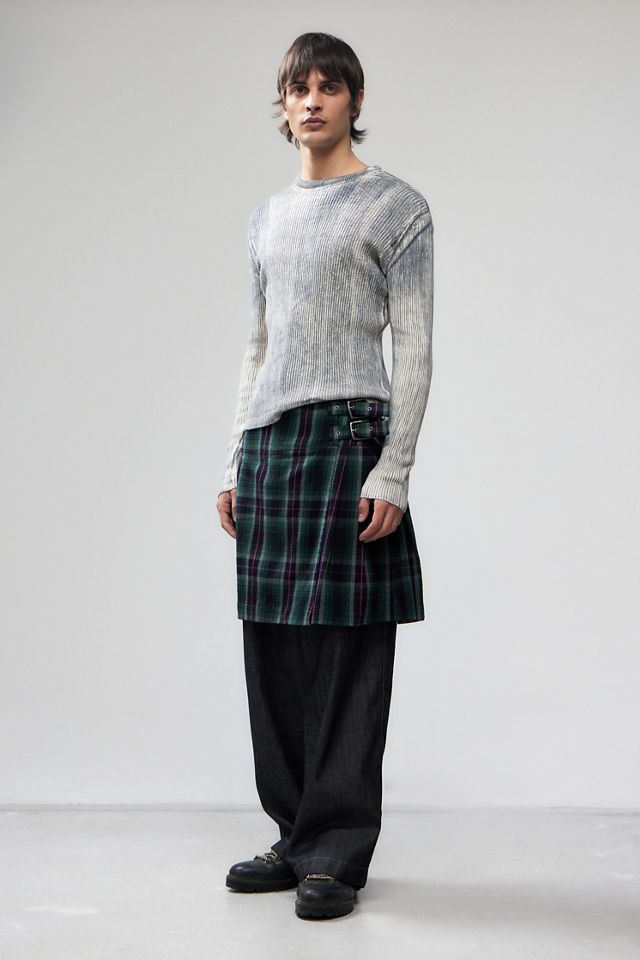 Jaded London Green Check Mini Fraser Kilt #2